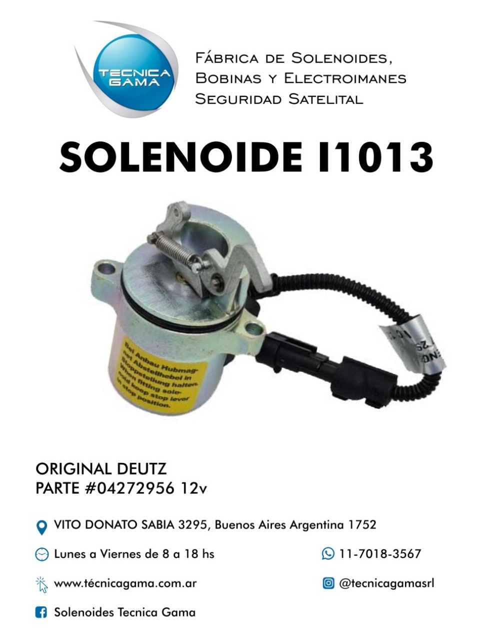 SOLENOIDE I1003
